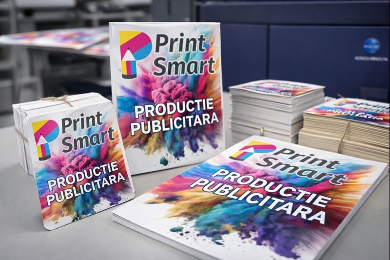 Print și tipar digital Print Smart pentru materiale publicitare personalizate