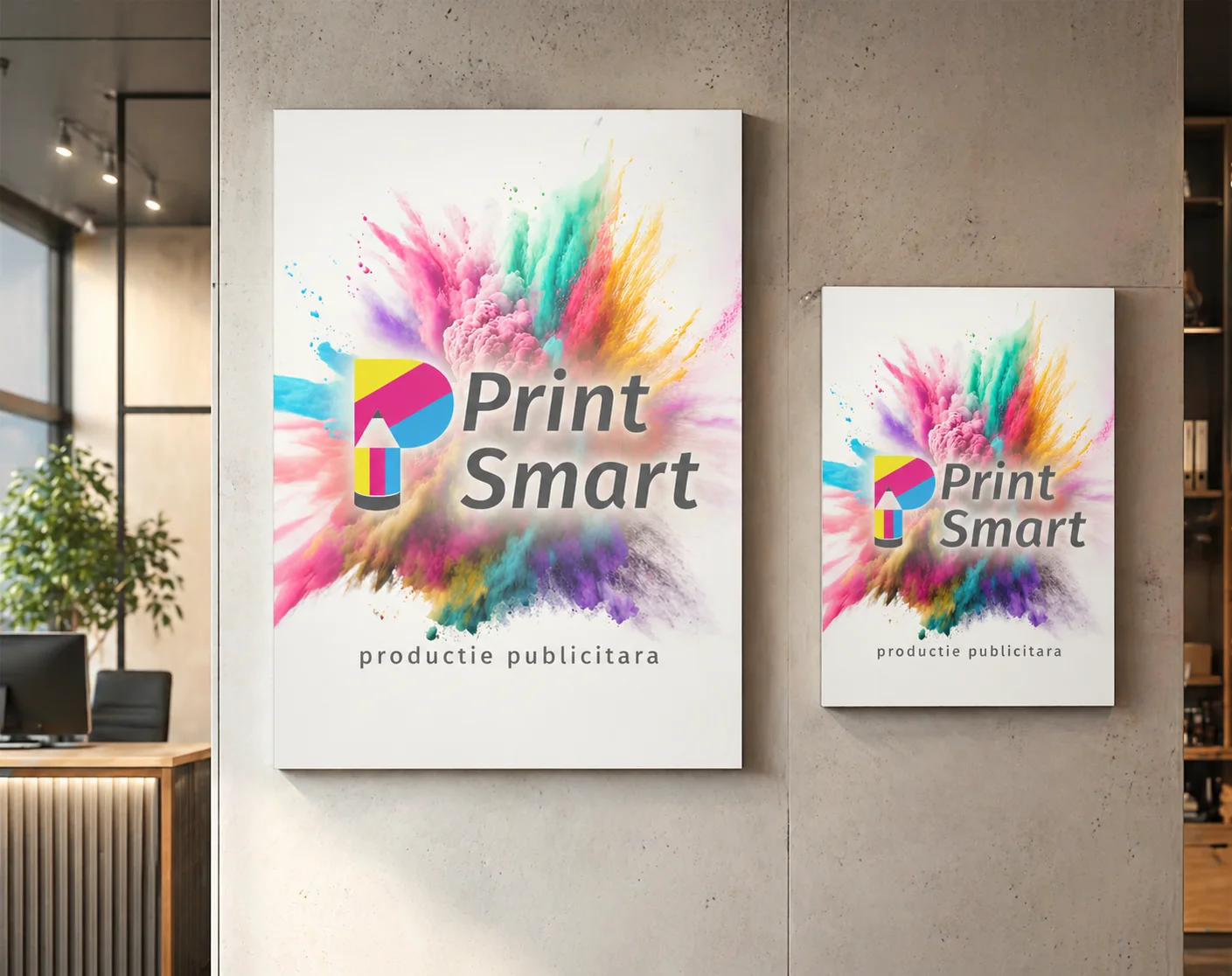 Autocolant printat