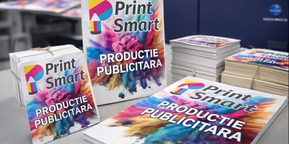 Print și tipar digital Print Smart pentru materiale publicitare personalizate